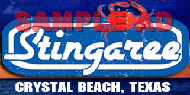 Stingaree Restaurant, Crystal Beach, Boliver Peninsula, TX